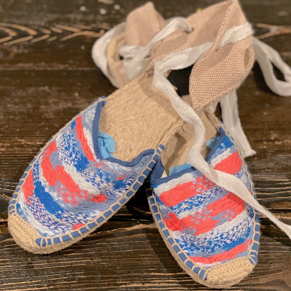 Colorful Espadrille Flats